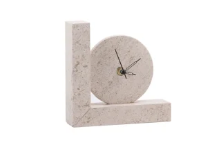Đồng Hồ Để Bàn Marble Beige