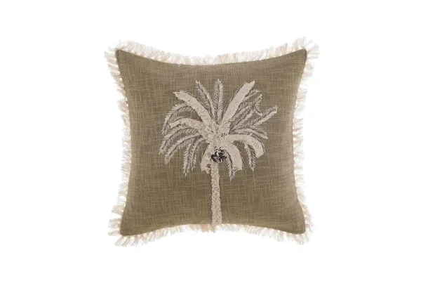 Gối Cocco Thêu Olive Green