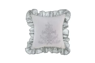 Gối Dentelle Thêu Xám