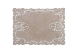 Set 4 Khăn Lót Đĩa Dentelle Vuông