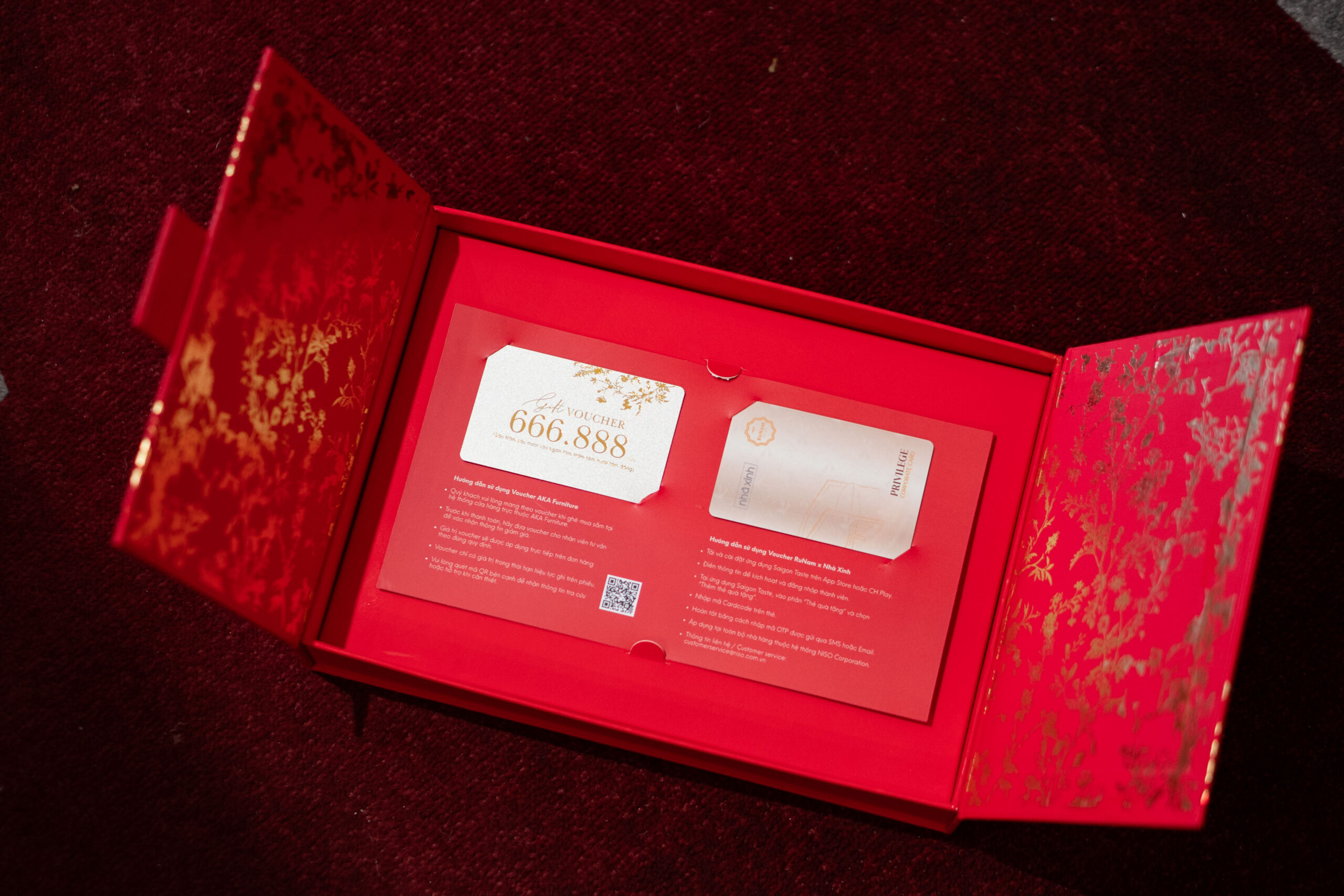 Hộp quà Gift Voucher 666.888 VNĐ của Nhà Xinh và AKA Furniture