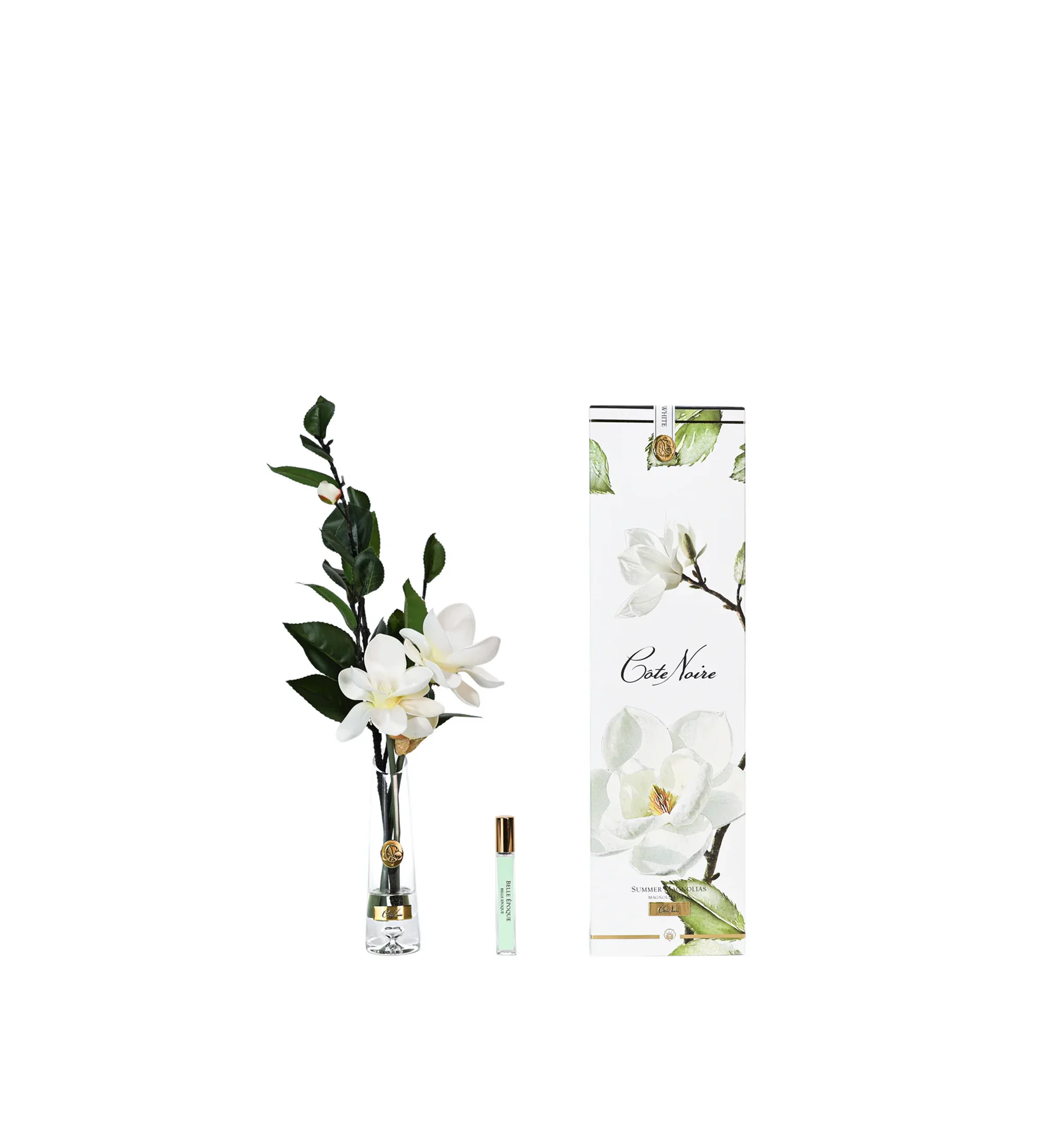 Hoa Tinh Dầu Summer Magnolia Trắng Huy Hiệu Vàng