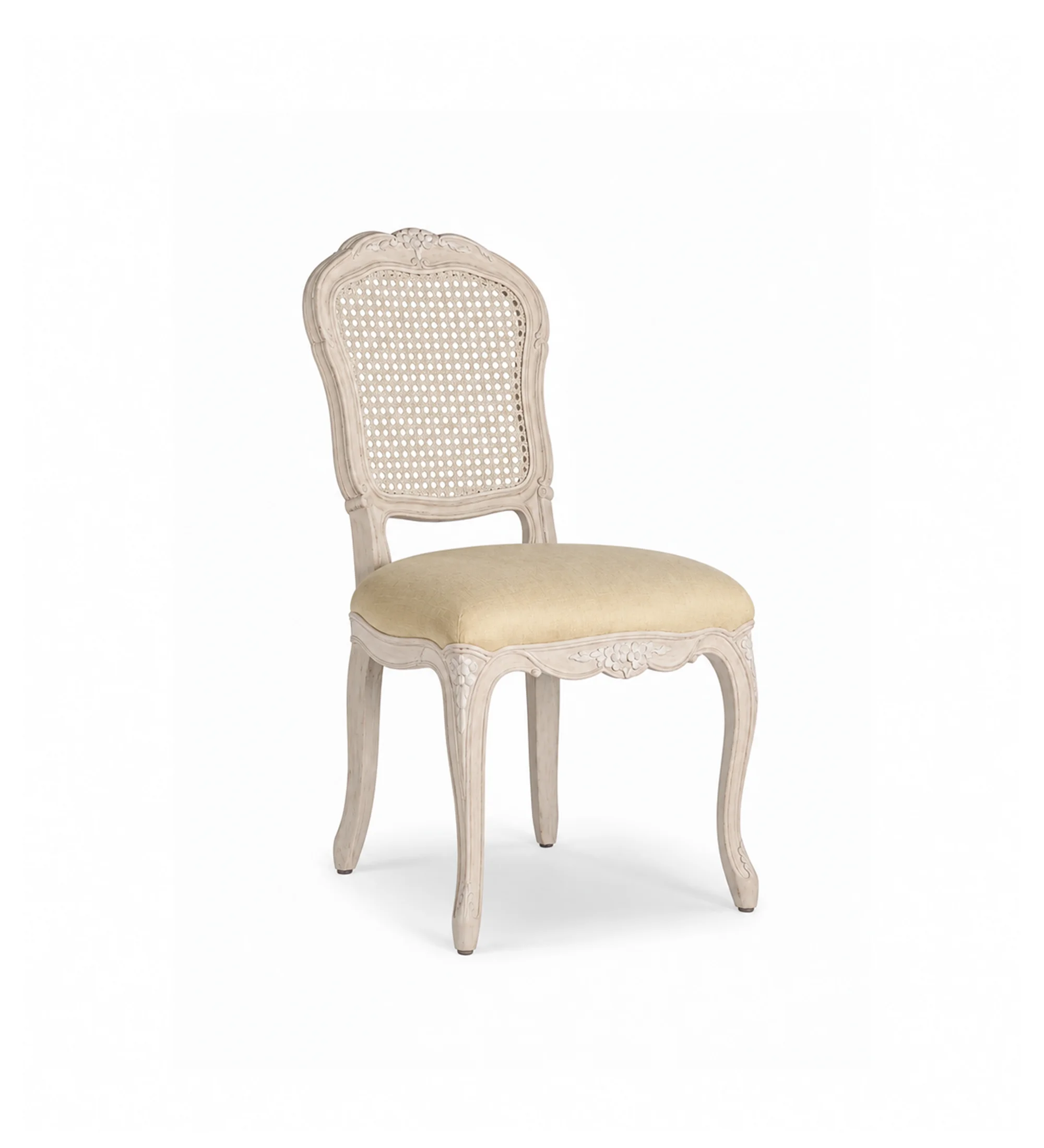 Ghế Ăn Không Tay Victoria II Màu Cream