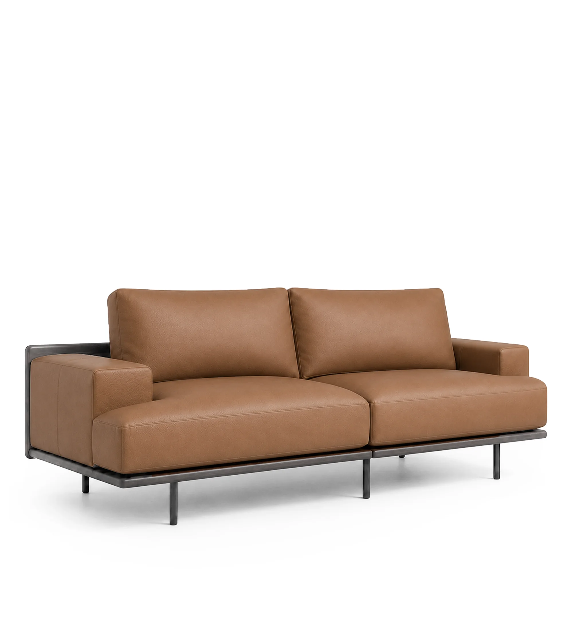 Sofa 3 Chỗ Moretti II Màu Nâu