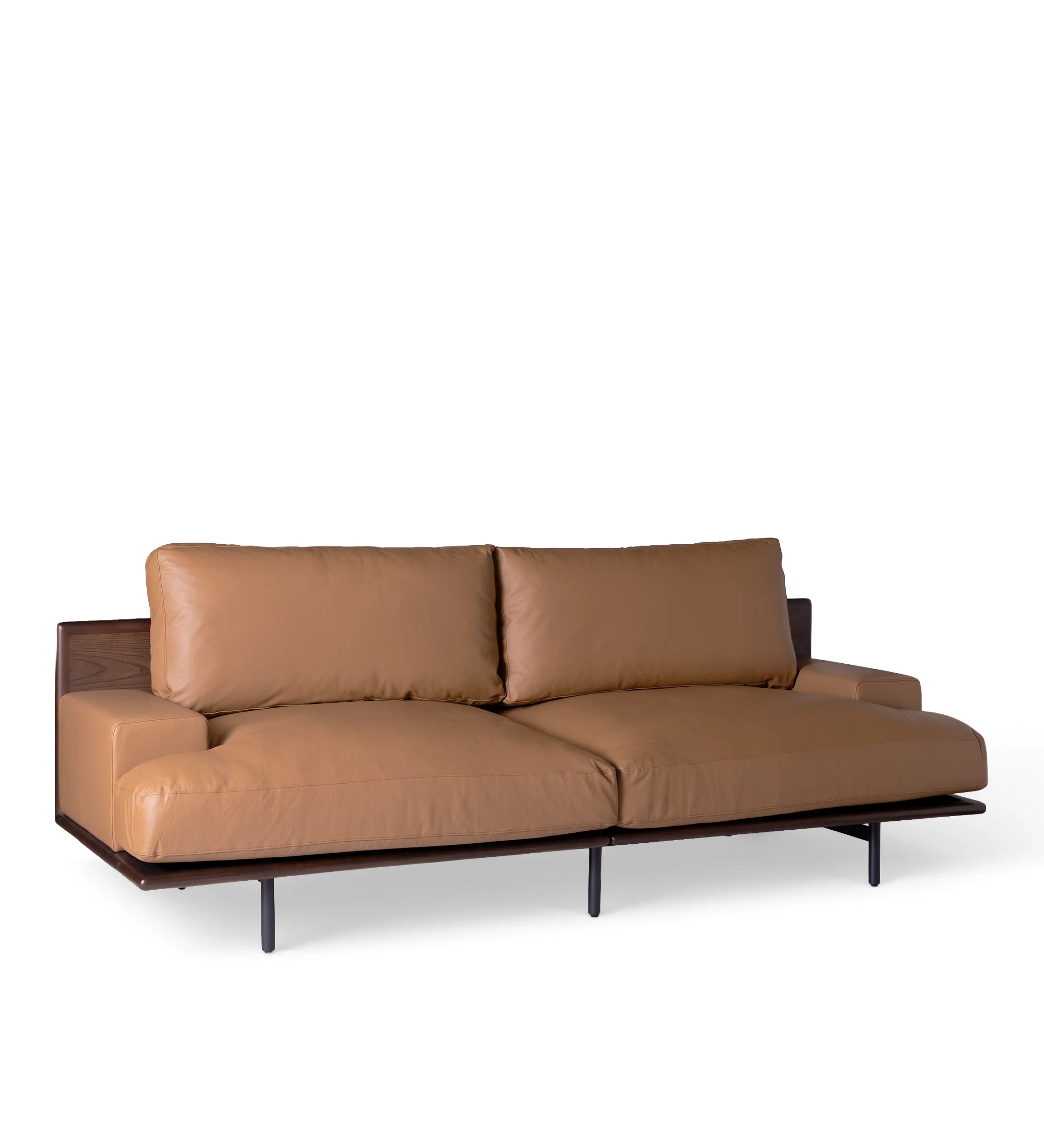 Sofa 3 Chỗ Moretti II Màu Nâu