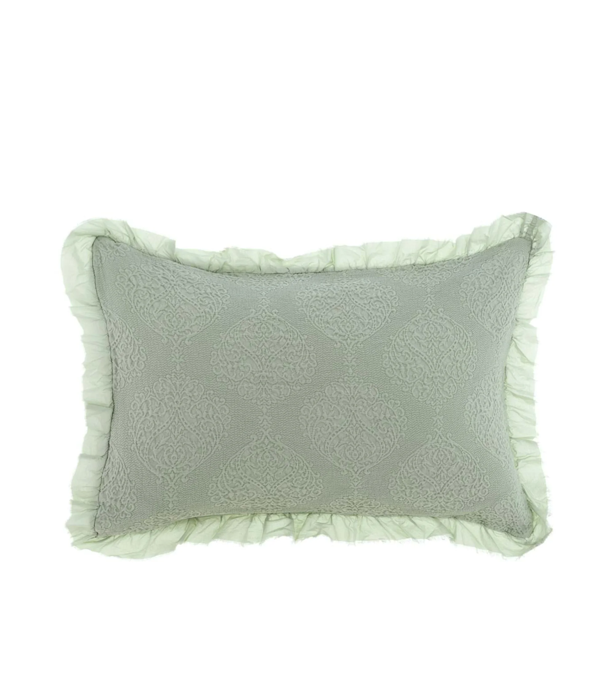 Vỏ Gối Damasco Màu Xanh Lá