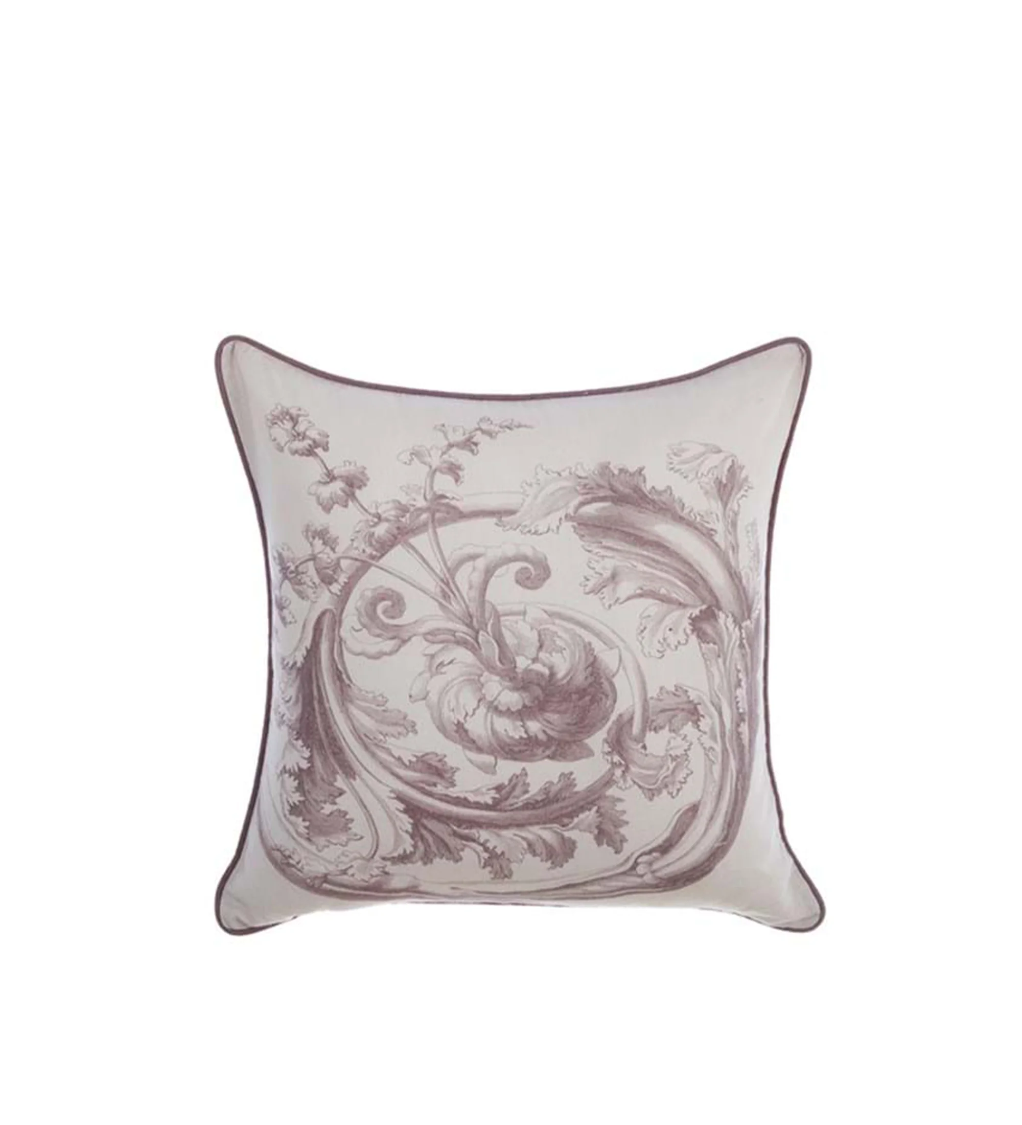 Gối Trang Trí Baroque Họa Tiết Cổ Điển Dáng Vuông
