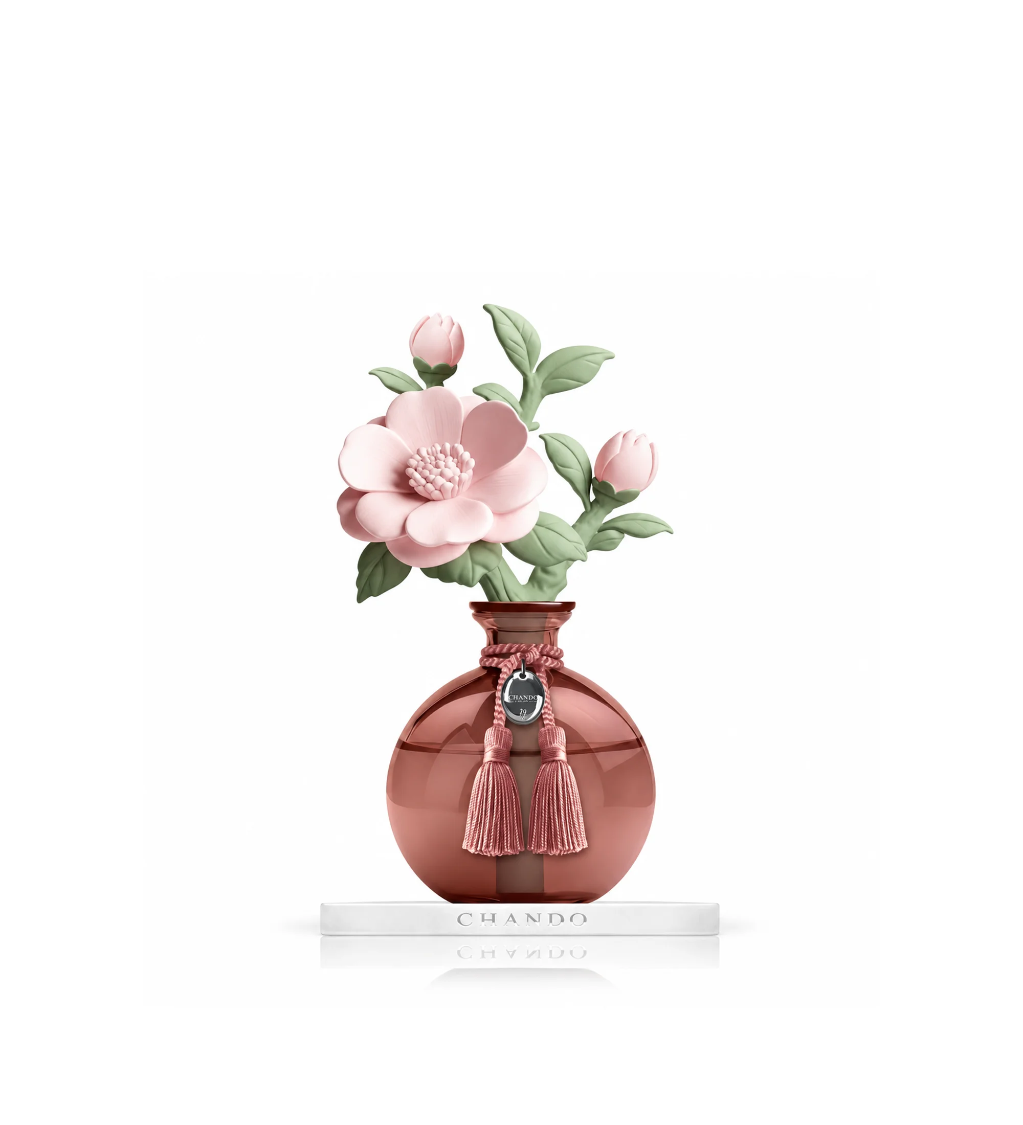 Hoa Tinh Dầu Gốm Sứ Sensual Camellia
